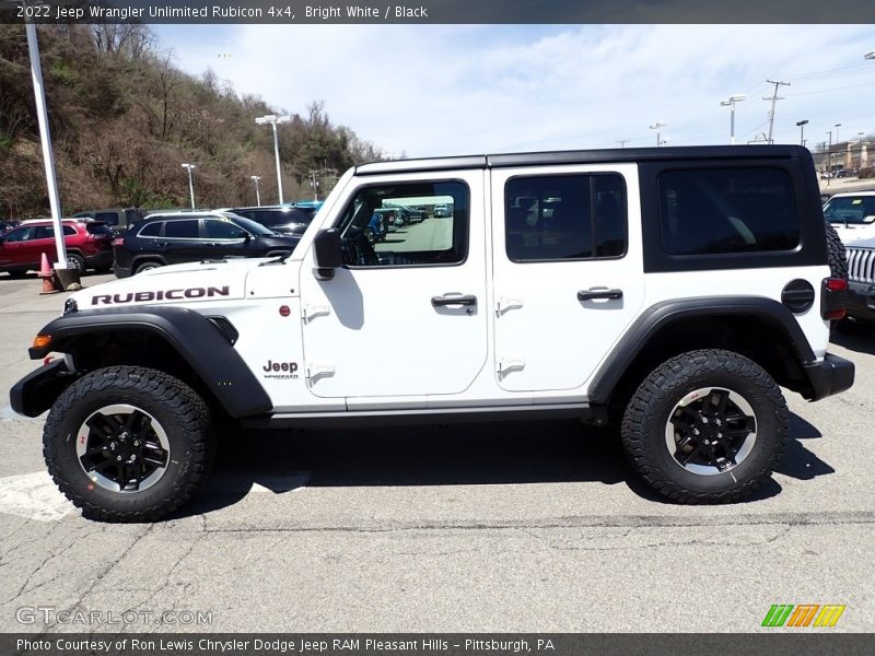 Bright White / Black 2022 Jeep Wrangler Unlimited Rubicon 4x4