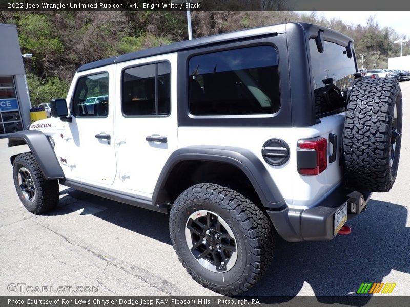 Bright White / Black 2022 Jeep Wrangler Unlimited Rubicon 4x4