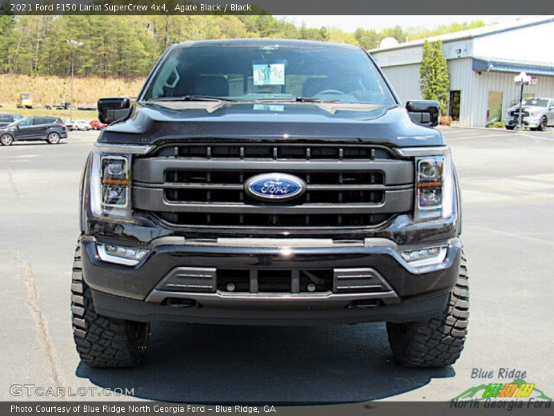 Agate Black / Black 2021 Ford F150 Lariat SuperCrew 4x4