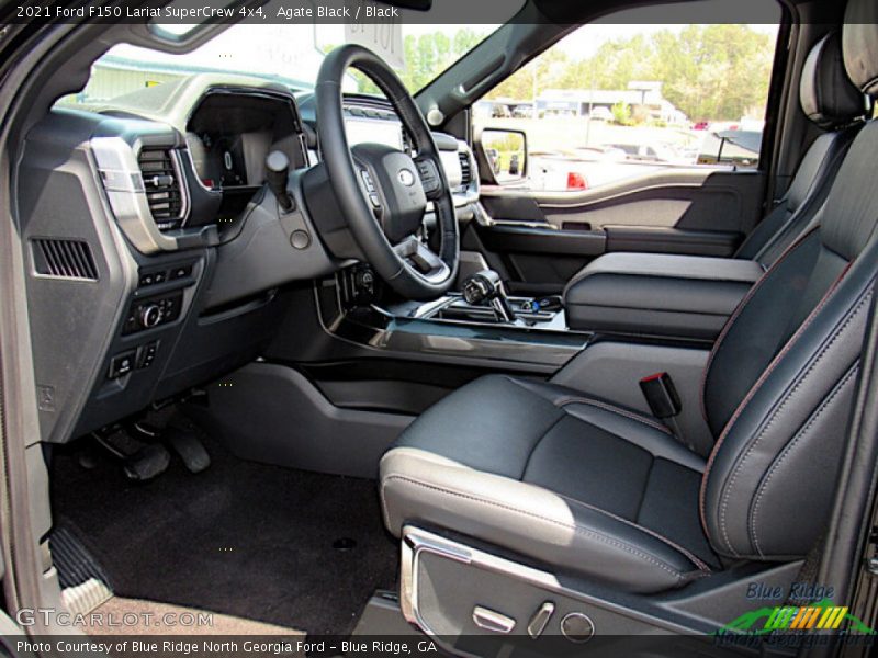 Agate Black / Black 2021 Ford F150 Lariat SuperCrew 4x4