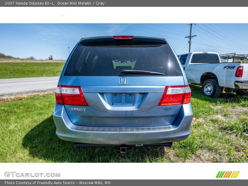 Ocean Mist Metallic / Gray 2007 Honda Odyssey EX-L