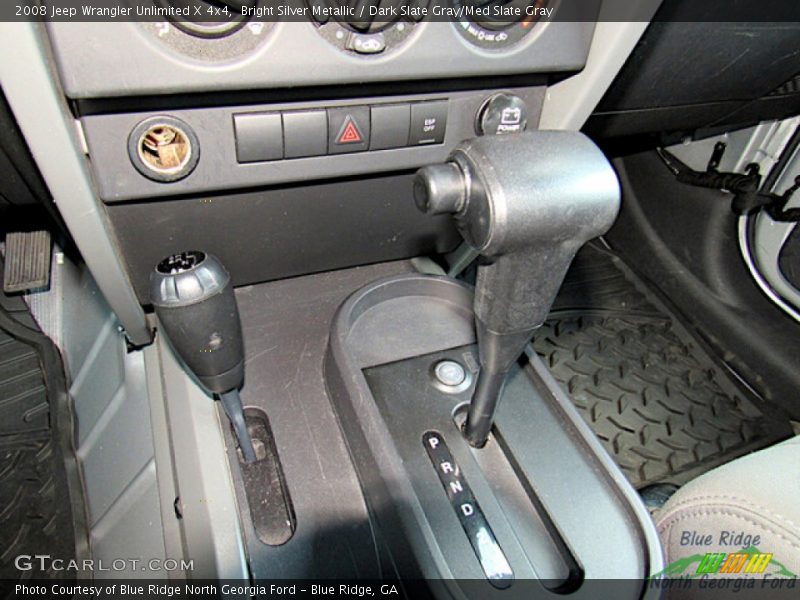 Bright Silver Metallic / Dark Slate Gray/Med Slate Gray 2008 Jeep Wrangler Unlimited X 4x4