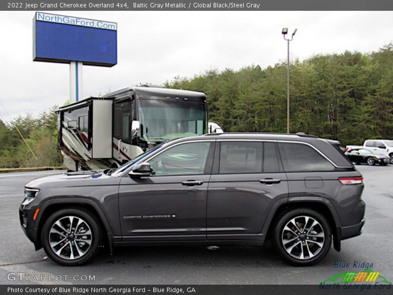 Baltic Gray Metallic / Global Black/Steel Gray 2022 Jeep Grand Cherokee Overland 4x4