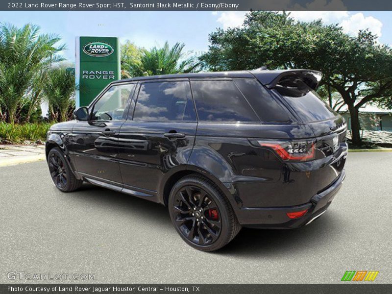 Santorini Black Metallic / Ebony/Ebony 2022 Land Rover Range Rover Sport HST