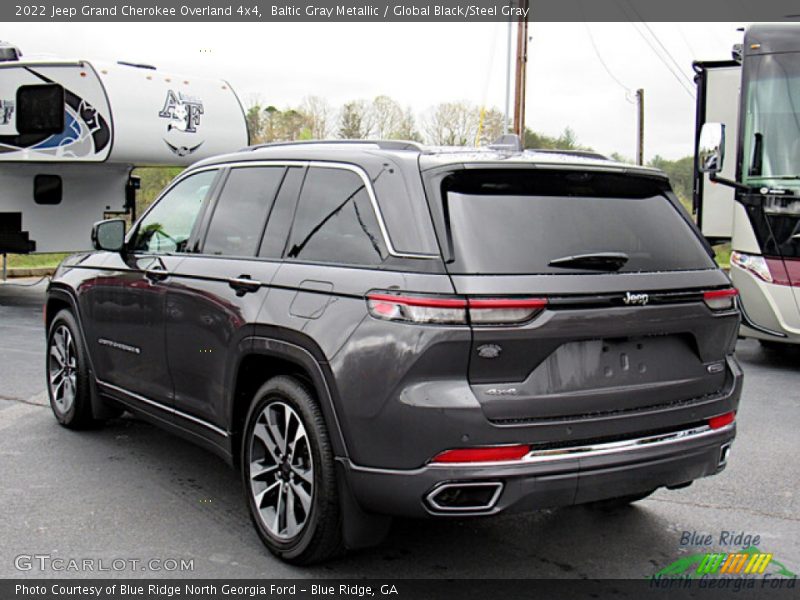 Baltic Gray Metallic / Global Black/Steel Gray 2022 Jeep Grand Cherokee Overland 4x4