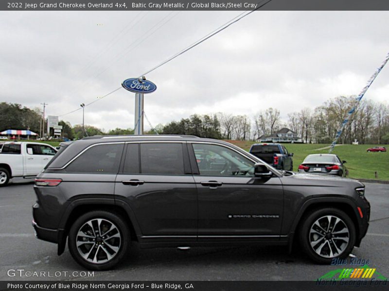 Baltic Gray Metallic / Global Black/Steel Gray 2022 Jeep Grand Cherokee Overland 4x4