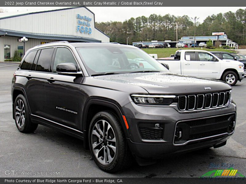 Baltic Gray Metallic / Global Black/Steel Gray 2022 Jeep Grand Cherokee Overland 4x4