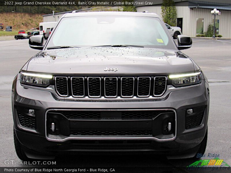 Baltic Gray Metallic / Global Black/Steel Gray 2022 Jeep Grand Cherokee Overland 4x4