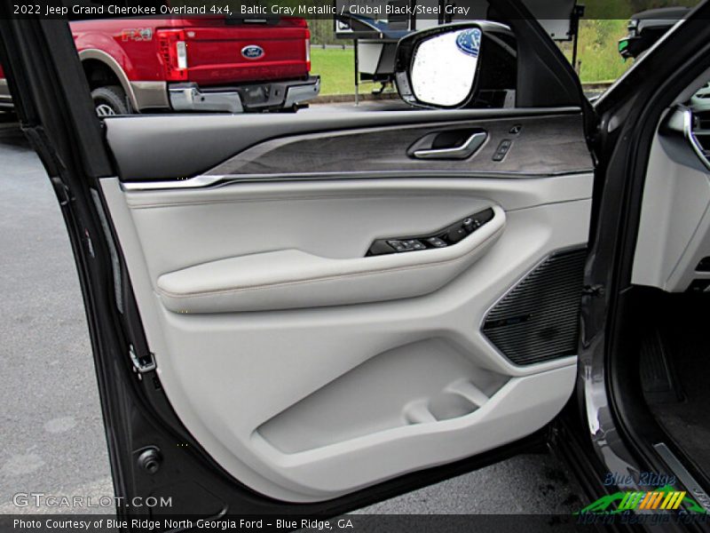Baltic Gray Metallic / Global Black/Steel Gray 2022 Jeep Grand Cherokee Overland 4x4
