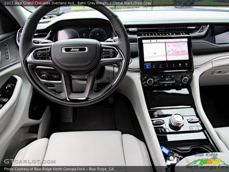 Baltic Gray Metallic / Global Black/Steel Gray 2022 Jeep Grand Cherokee Overland 4x4