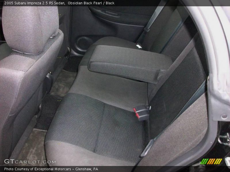 Obsidian Black Pearl / Black 2005 Subaru Impreza 2.5 RS Sedan