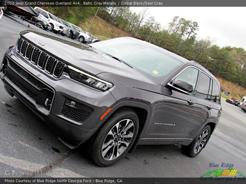 Baltic Gray Metallic / Global Black/Steel Gray 2022 Jeep Grand Cherokee Overland 4x4
