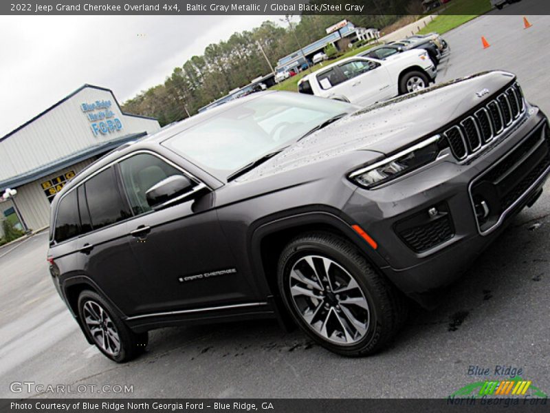 Baltic Gray Metallic / Global Black/Steel Gray 2022 Jeep Grand Cherokee Overland 4x4