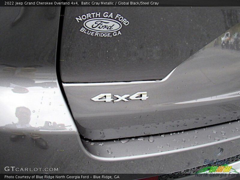 Baltic Gray Metallic / Global Black/Steel Gray 2022 Jeep Grand Cherokee Overland 4x4