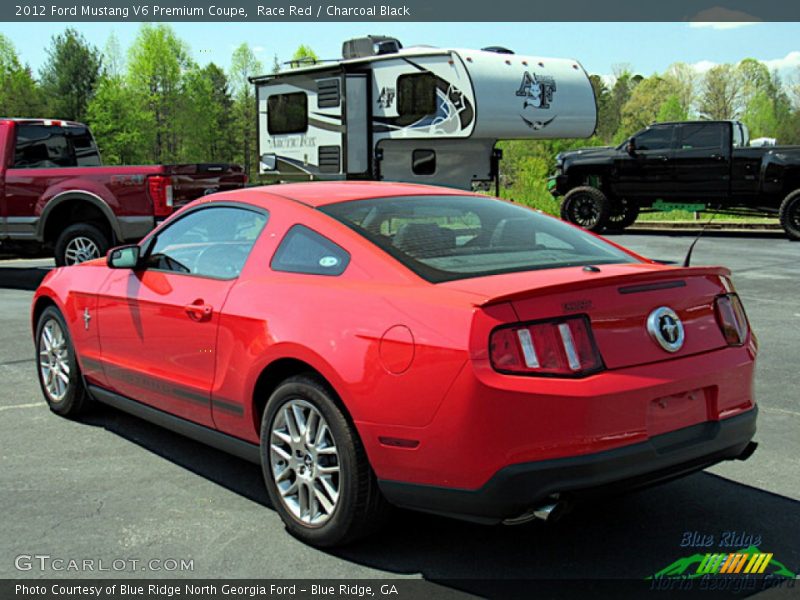 Race Red / Charcoal Black 2012 Ford Mustang V6 Premium Coupe