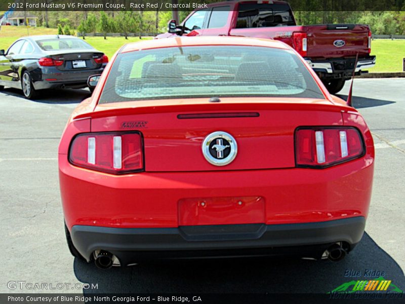 Race Red / Charcoal Black 2012 Ford Mustang V6 Premium Coupe