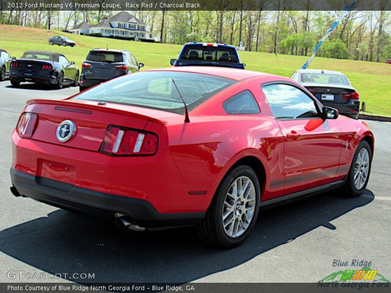 Race Red / Charcoal Black 2012 Ford Mustang V6 Premium Coupe