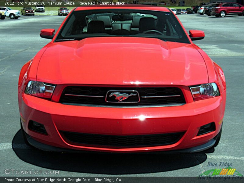 Race Red / Charcoal Black 2012 Ford Mustang V6 Premium Coupe