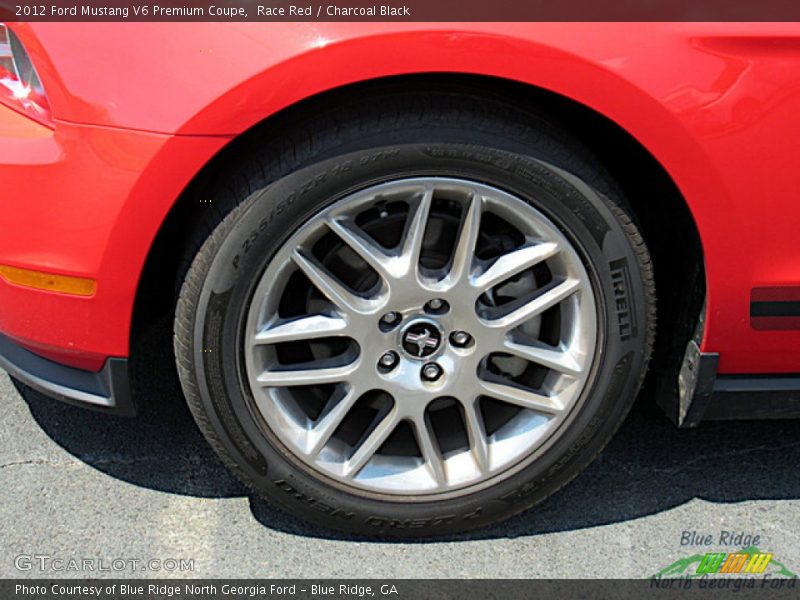 Race Red / Charcoal Black 2012 Ford Mustang V6 Premium Coupe