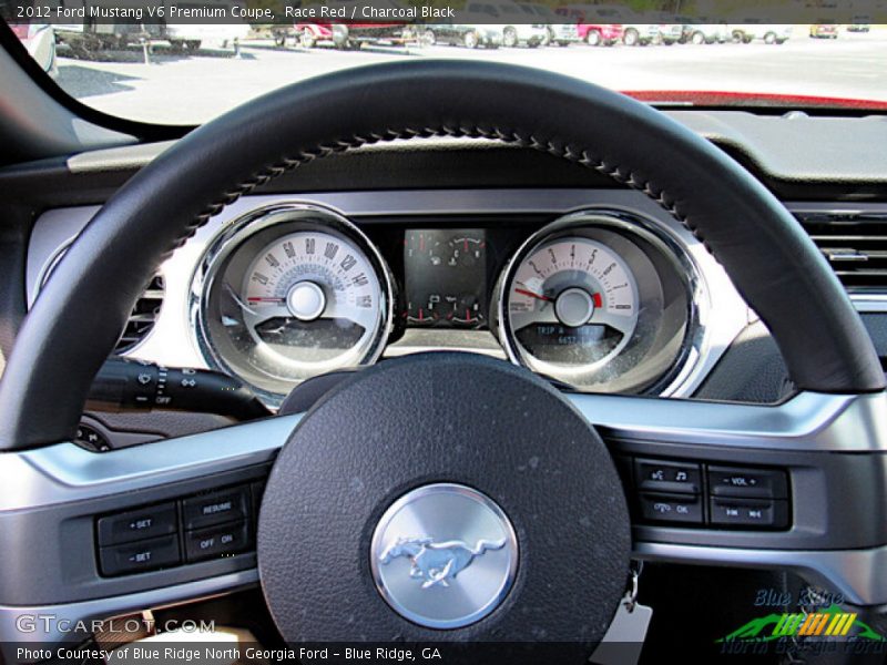 Race Red / Charcoal Black 2012 Ford Mustang V6 Premium Coupe