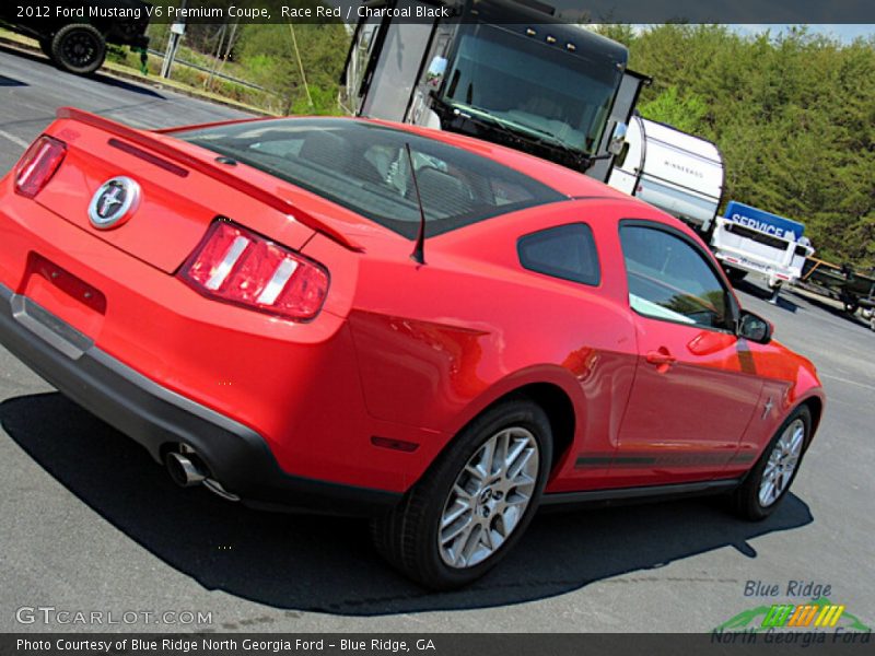 Race Red / Charcoal Black 2012 Ford Mustang V6 Premium Coupe