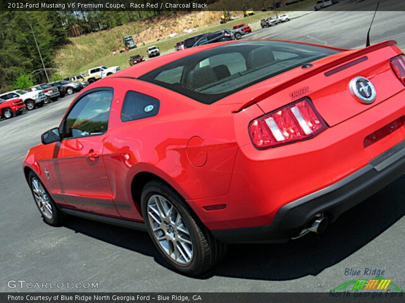 Race Red / Charcoal Black 2012 Ford Mustang V6 Premium Coupe