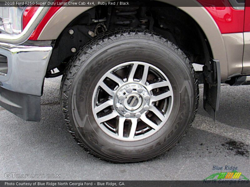 Ruby Red / Black 2018 Ford F250 Super Duty Lariat Crew Cab 4x4