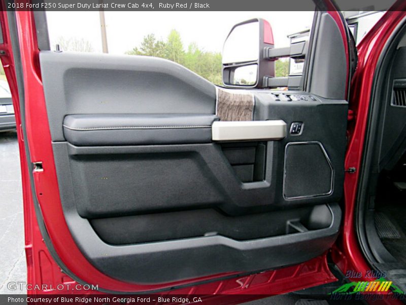 Ruby Red / Black 2018 Ford F250 Super Duty Lariat Crew Cab 4x4