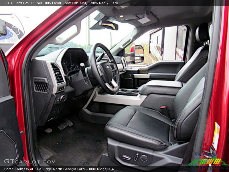 Ruby Red / Black 2018 Ford F250 Super Duty Lariat Crew Cab 4x4