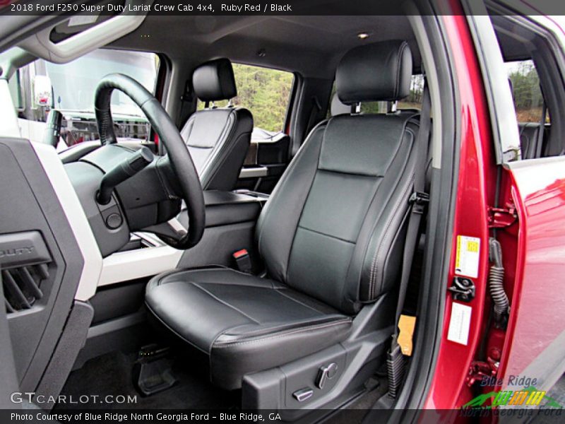 Ruby Red / Black 2018 Ford F250 Super Duty Lariat Crew Cab 4x4