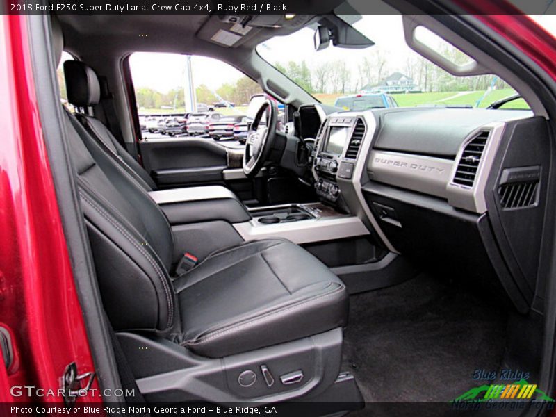 Ruby Red / Black 2018 Ford F250 Super Duty Lariat Crew Cab 4x4