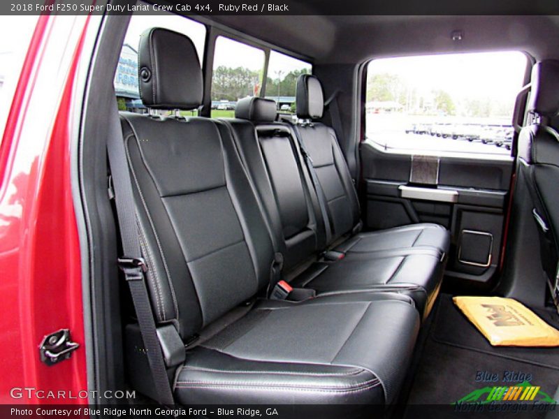 Ruby Red / Black 2018 Ford F250 Super Duty Lariat Crew Cab 4x4