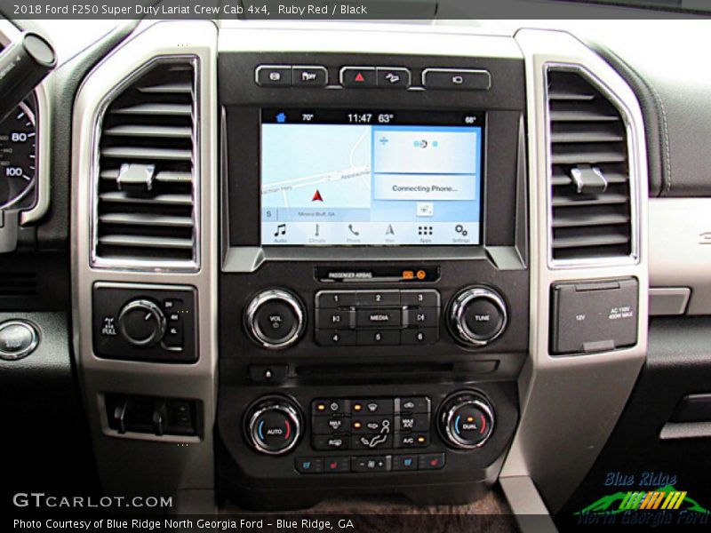 Ruby Red / Black 2018 Ford F250 Super Duty Lariat Crew Cab 4x4