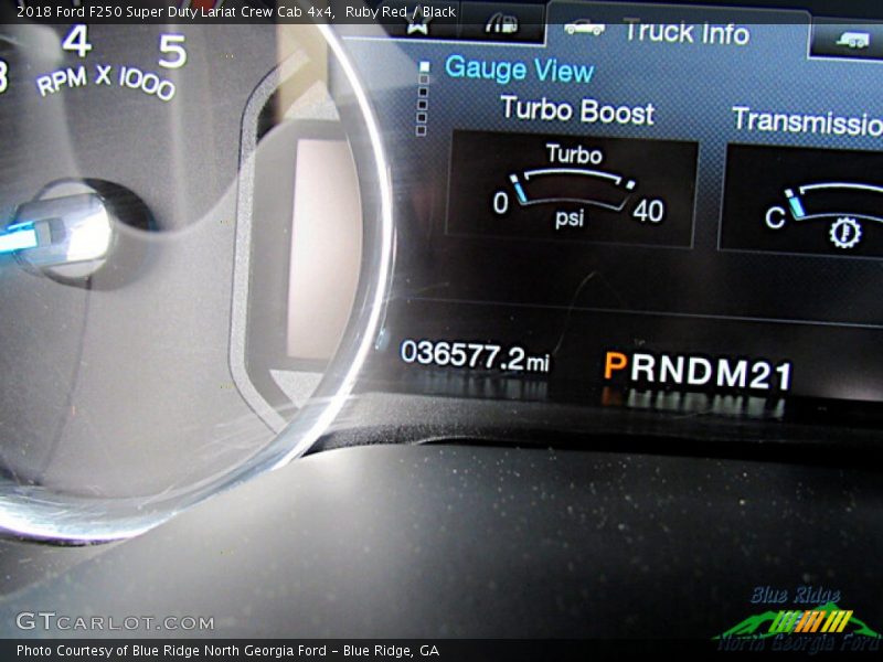 Ruby Red / Black 2018 Ford F250 Super Duty Lariat Crew Cab 4x4
