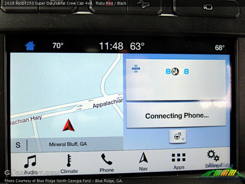 Ruby Red / Black 2018 Ford F250 Super Duty Lariat Crew Cab 4x4