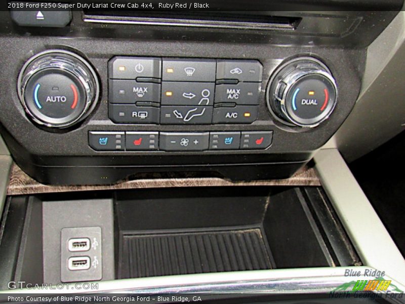 Ruby Red / Black 2018 Ford F250 Super Duty Lariat Crew Cab 4x4