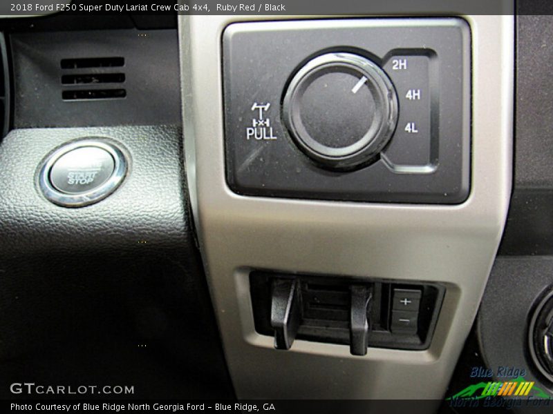 Ruby Red / Black 2018 Ford F250 Super Duty Lariat Crew Cab 4x4