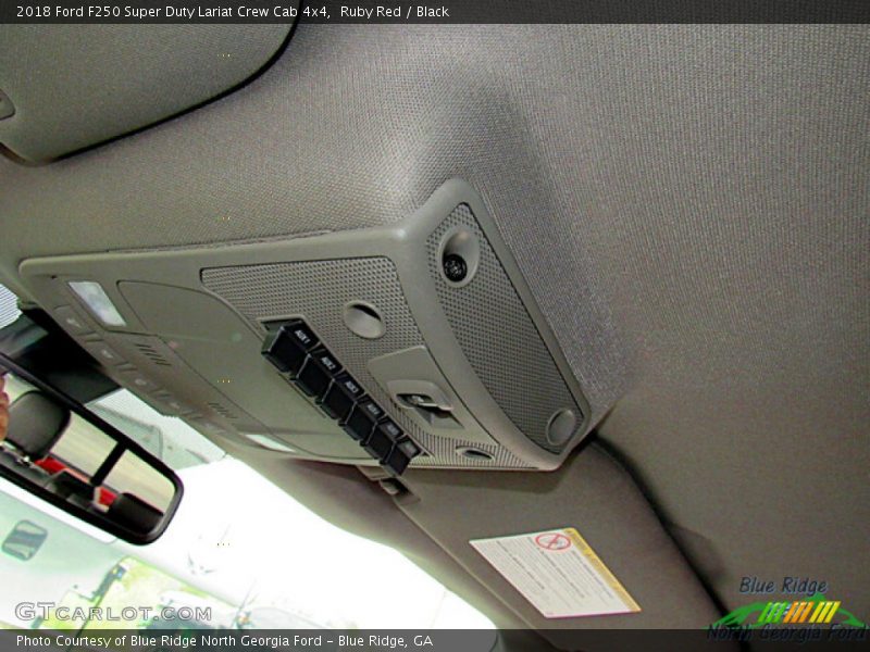Ruby Red / Black 2018 Ford F250 Super Duty Lariat Crew Cab 4x4