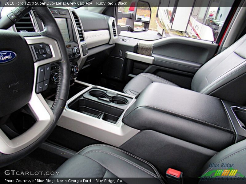 Ruby Red / Black 2018 Ford F250 Super Duty Lariat Crew Cab 4x4