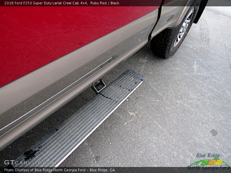 Ruby Red / Black 2018 Ford F250 Super Duty Lariat Crew Cab 4x4
