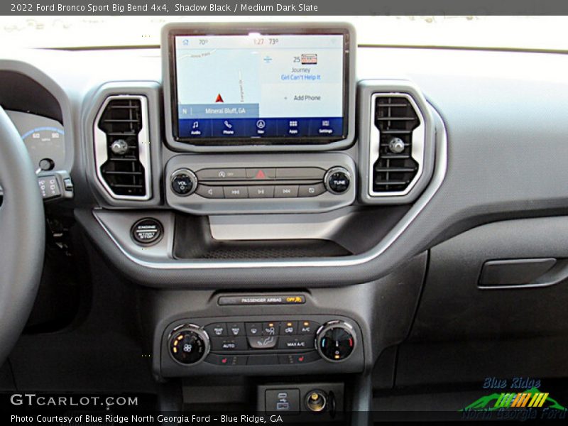 Shadow Black / Medium Dark Slate 2022 Ford Bronco Sport Big Bend 4x4