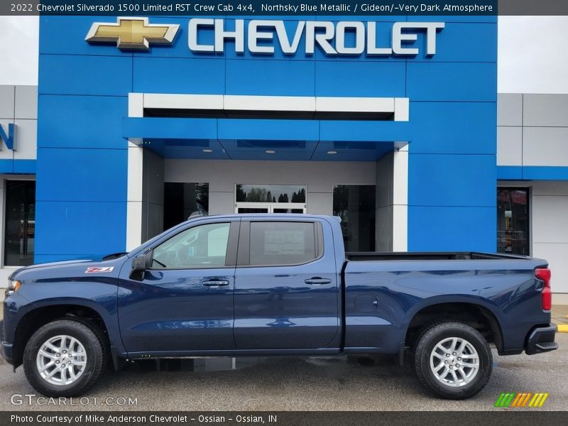  2022 Silverado 1500 Limited RST Crew Cab 4x4 Northsky Blue Metallic