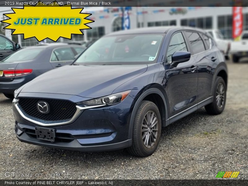 Eternal Blue Mica / Black 2019 Mazda CX-5 Touring AWD