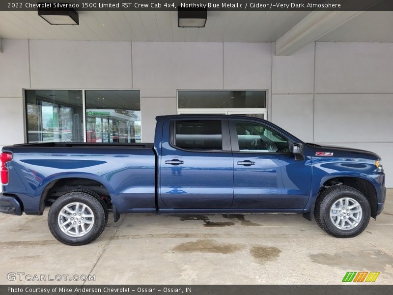  2022 Silverado 1500 Limited RST Crew Cab 4x4 Northsky Blue Metallic
