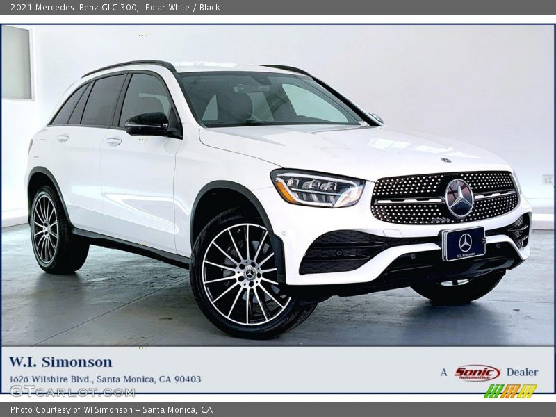 Polar White / Black 2021 Mercedes-Benz GLC 300