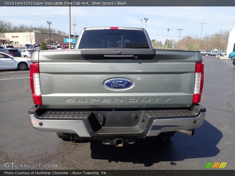 Silver Spruce / Black 2019 Ford F250 Super Duty Lariat Crew Cab 4x4
