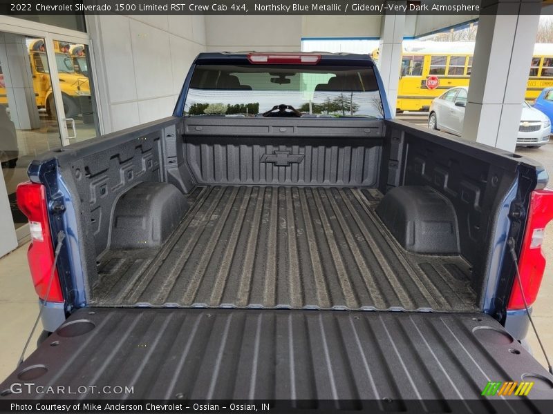 Northsky Blue Metallic / Gideon/­Very Dark Atmosphere 2022 Chevrolet Silverado 1500 Limited RST Crew Cab 4x4