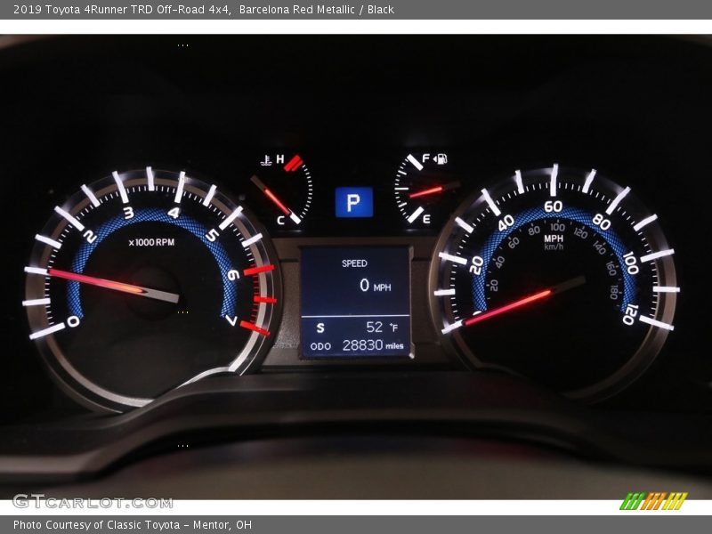 Barcelona Red Metallic / Black 2019 Toyota 4Runner TRD Off-Road 4x4