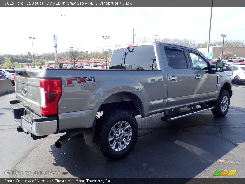 Silver Spruce / Black 2019 Ford F250 Super Duty Lariat Crew Cab 4x4