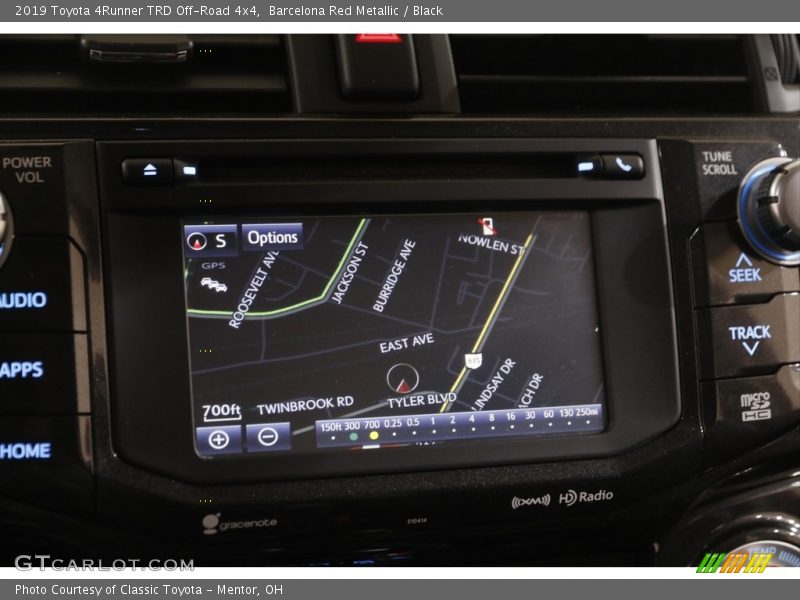 Barcelona Red Metallic / Black 2019 Toyota 4Runner TRD Off-Road 4x4